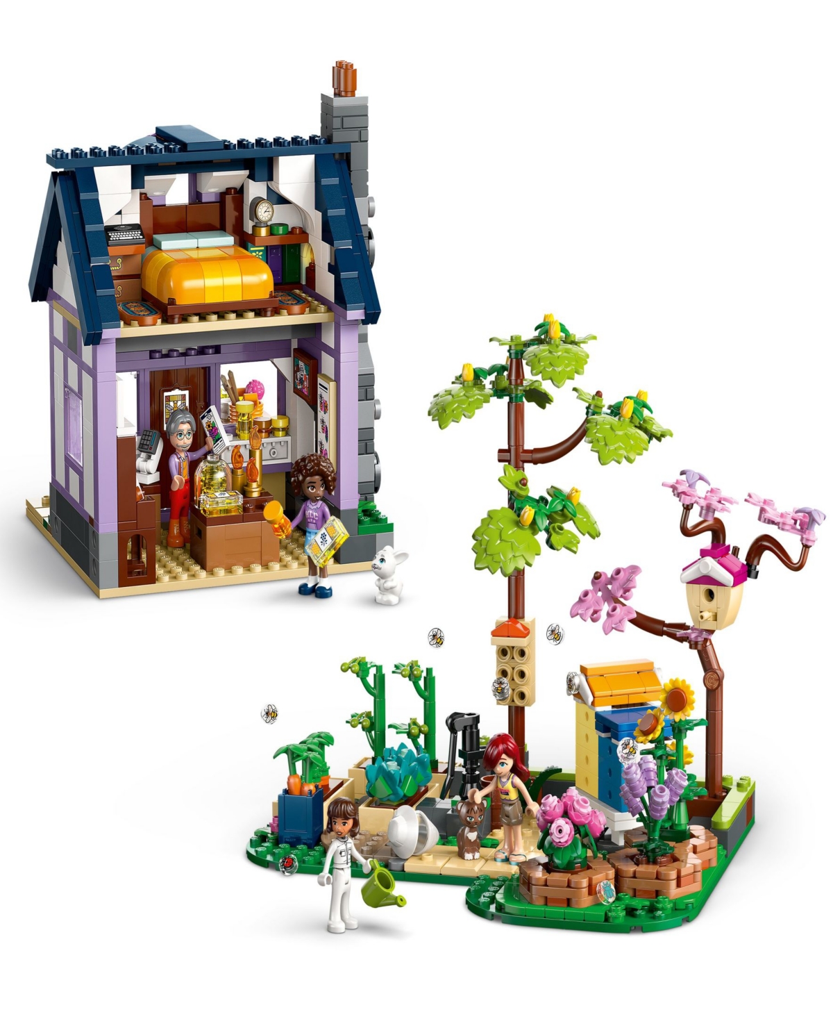 LEGO FRIENDS BEEKEEPERS' HOUSE AND FLOWER GARDEN BUILDING KIT 42669, 1161 PIECES 