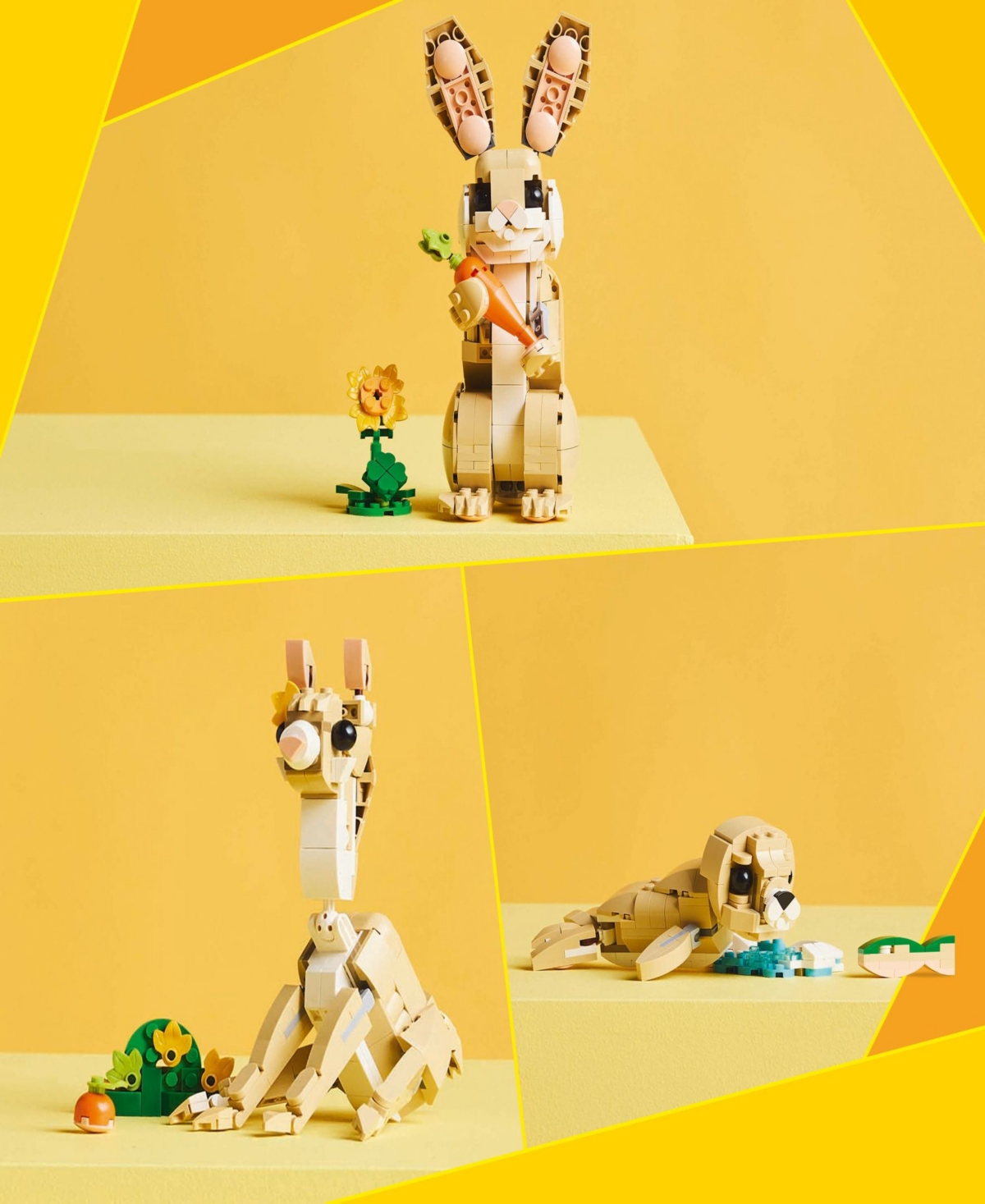 Lego Creator 3 In 1 Cute Bunny Building Toy 31162, 326 Pieces In Multi Color