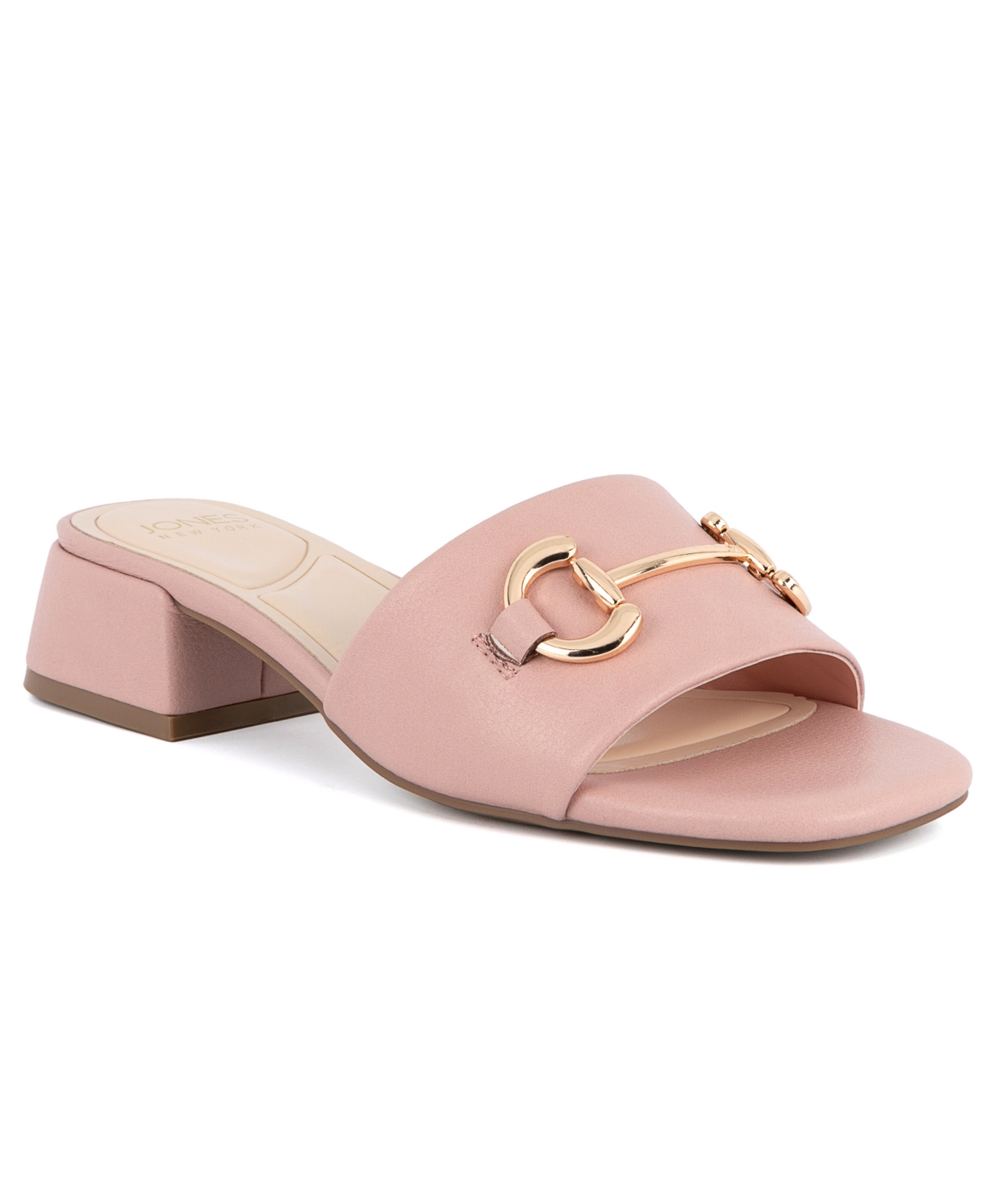 Jones New York Women's Uniqua Block Heel Dress Sandals In Blush