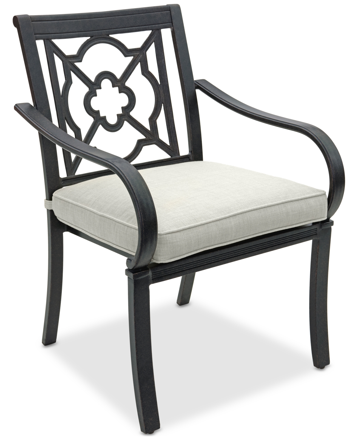 Agio St Croix Outdoor Dining Chair In Pearl White