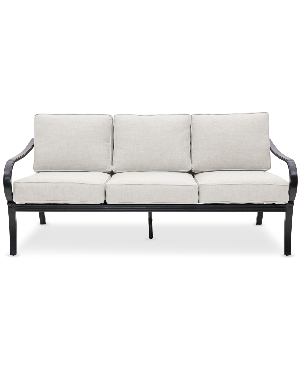 Agio St Croix Outdoor Sofa In Pearl White