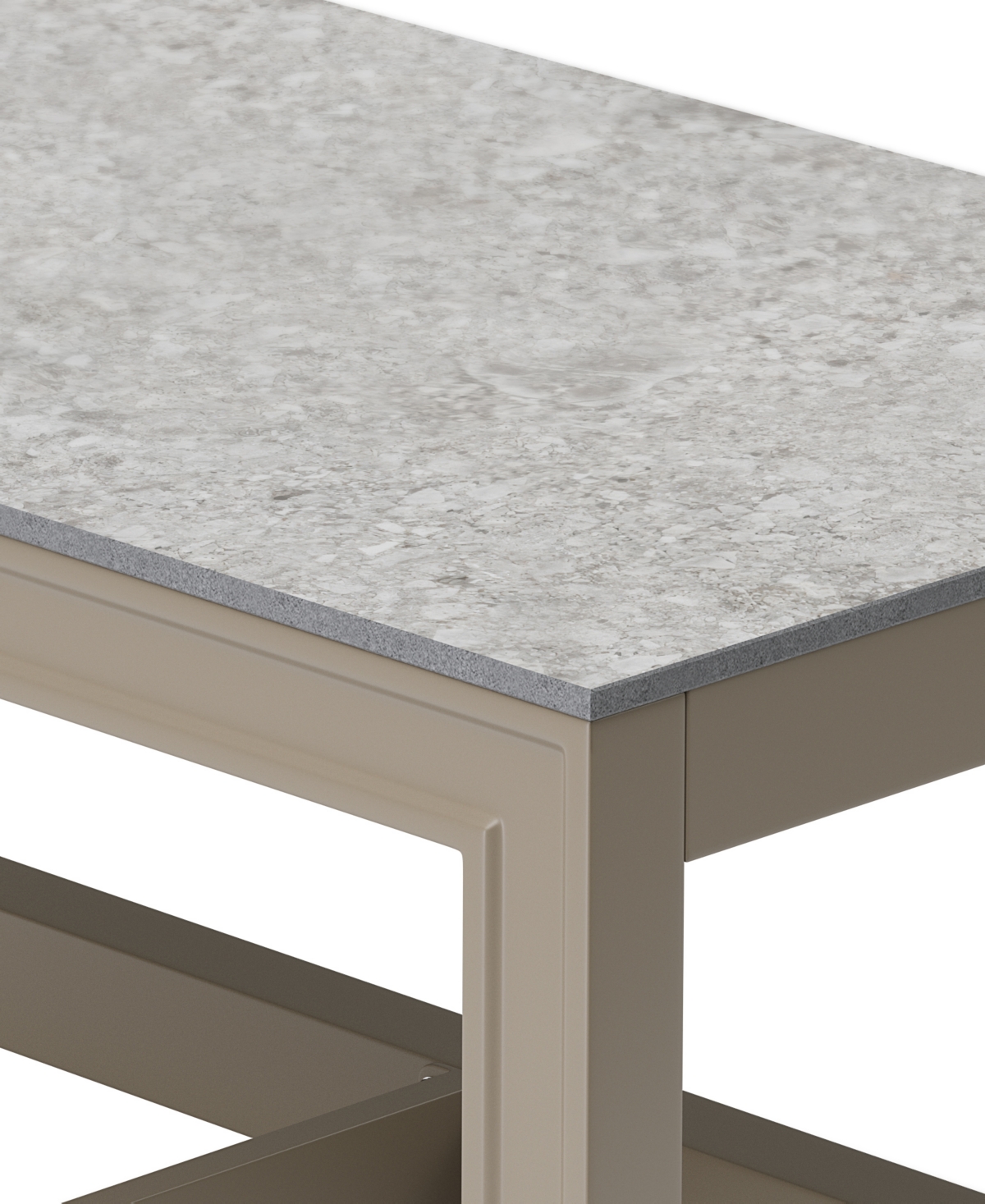 Agio Sonetta Outdoor Coffee Table In Light Beige