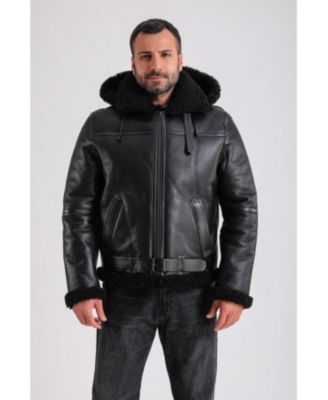 Men's Premium Black Sheepskin Jacket