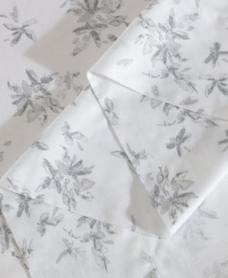 Printed 300-Thread Count Cotton Sateen 4-Pc. Sheet Set, King