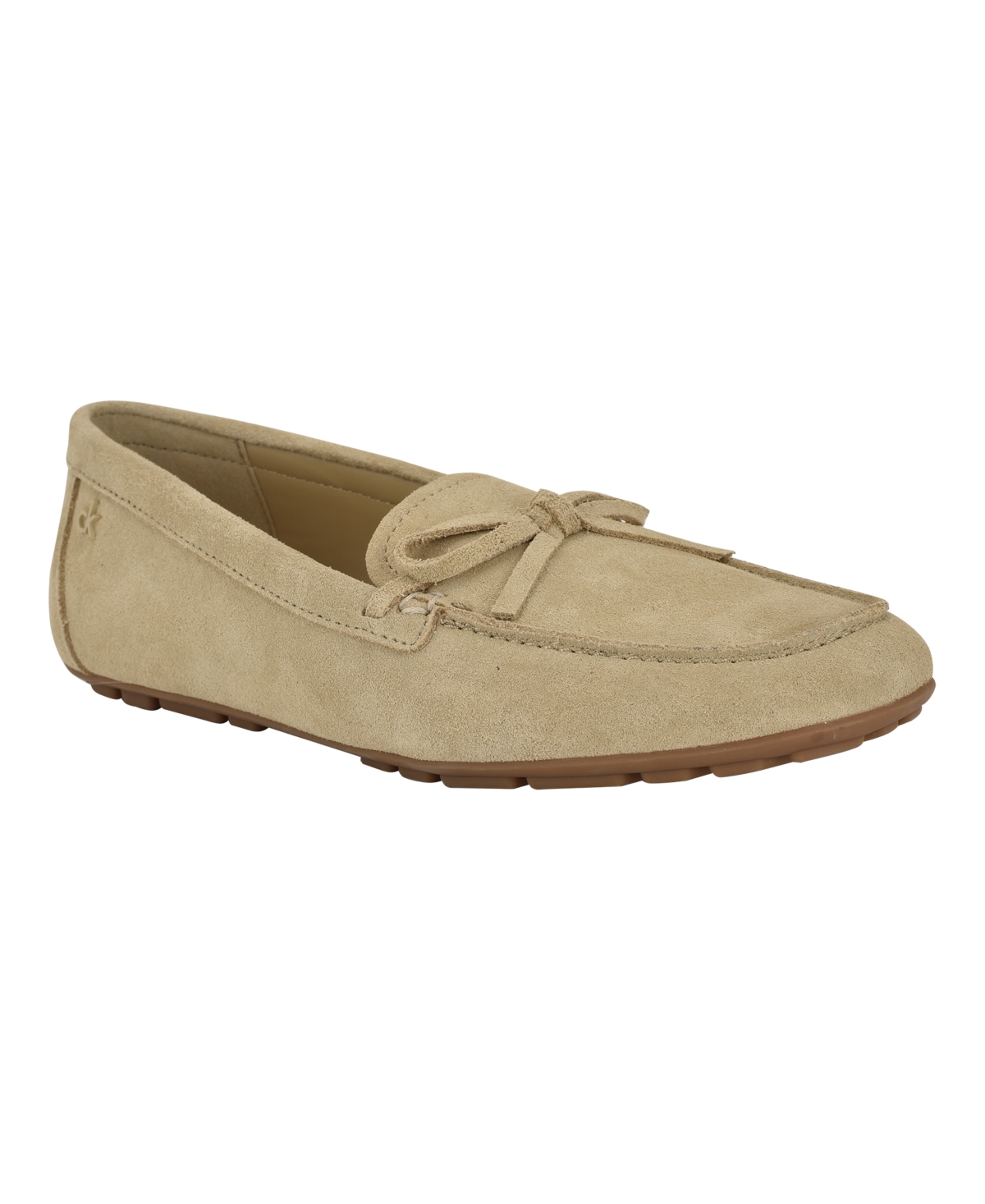 Calvin Klein Koria Loafer In Light Natural Suede