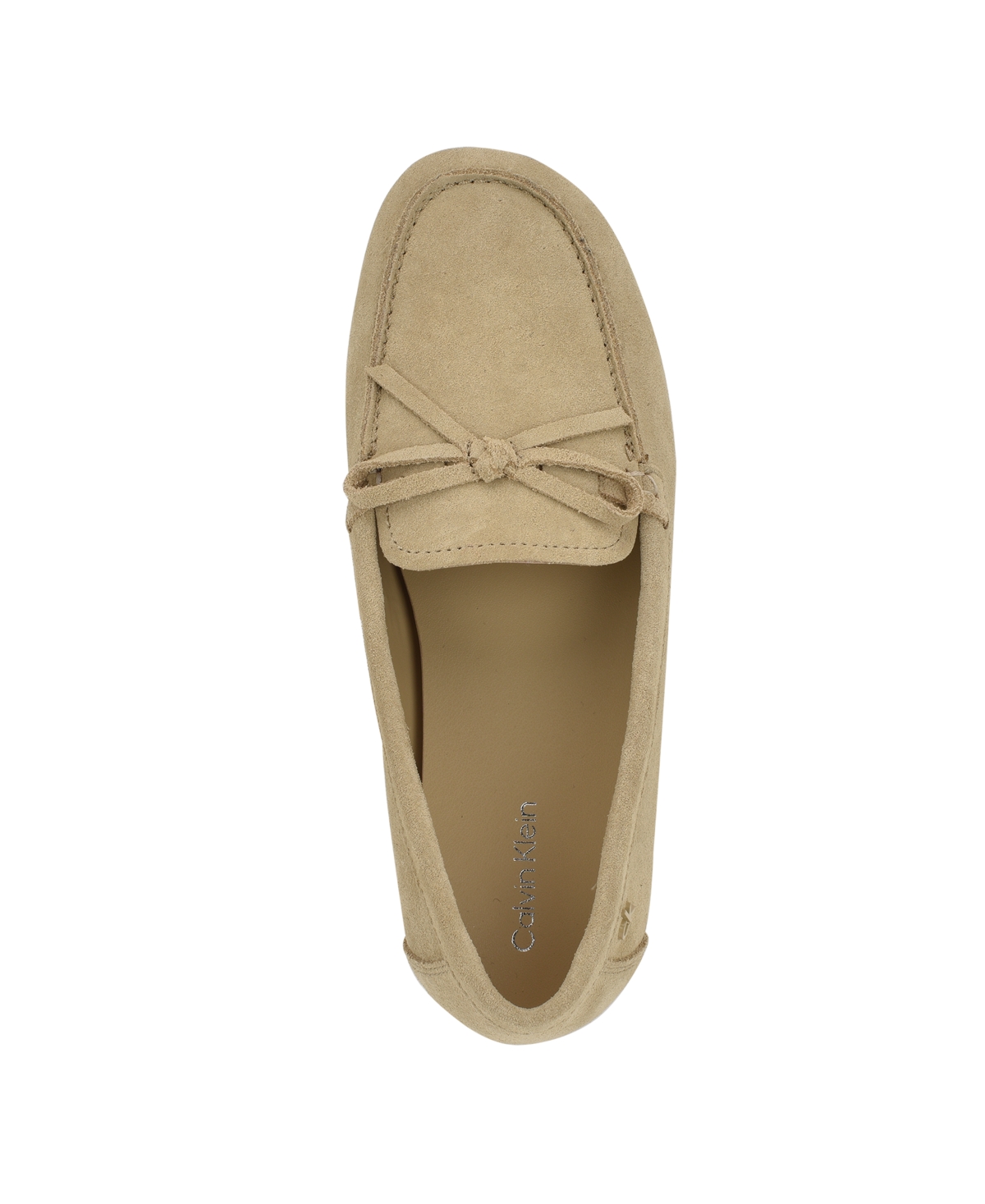 Calvin Klein Koria Loafer In Light Natural Suede