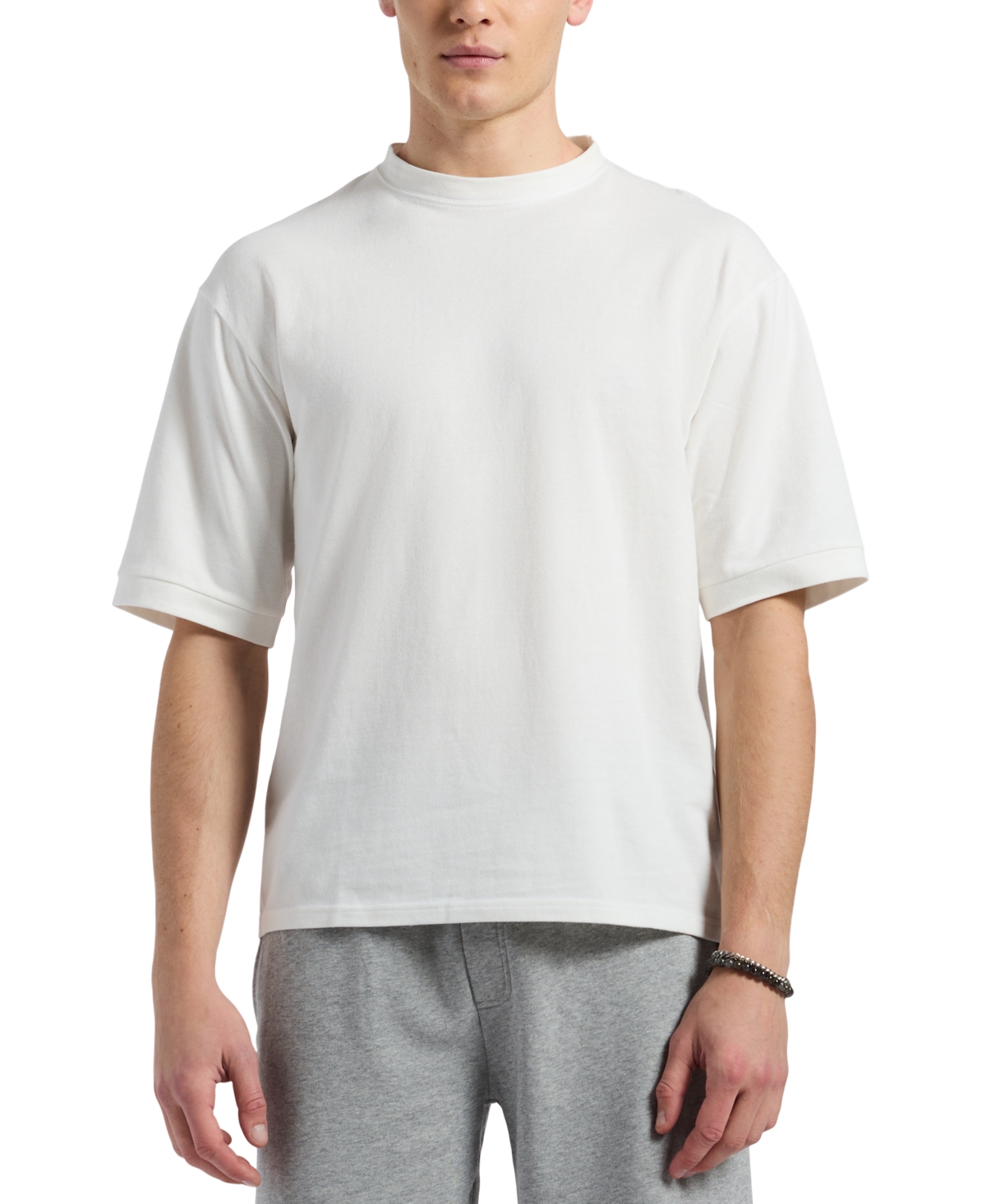 Men's Kinsley Solid Crew Neck Relaxed T-Shirt - Midnight Blue