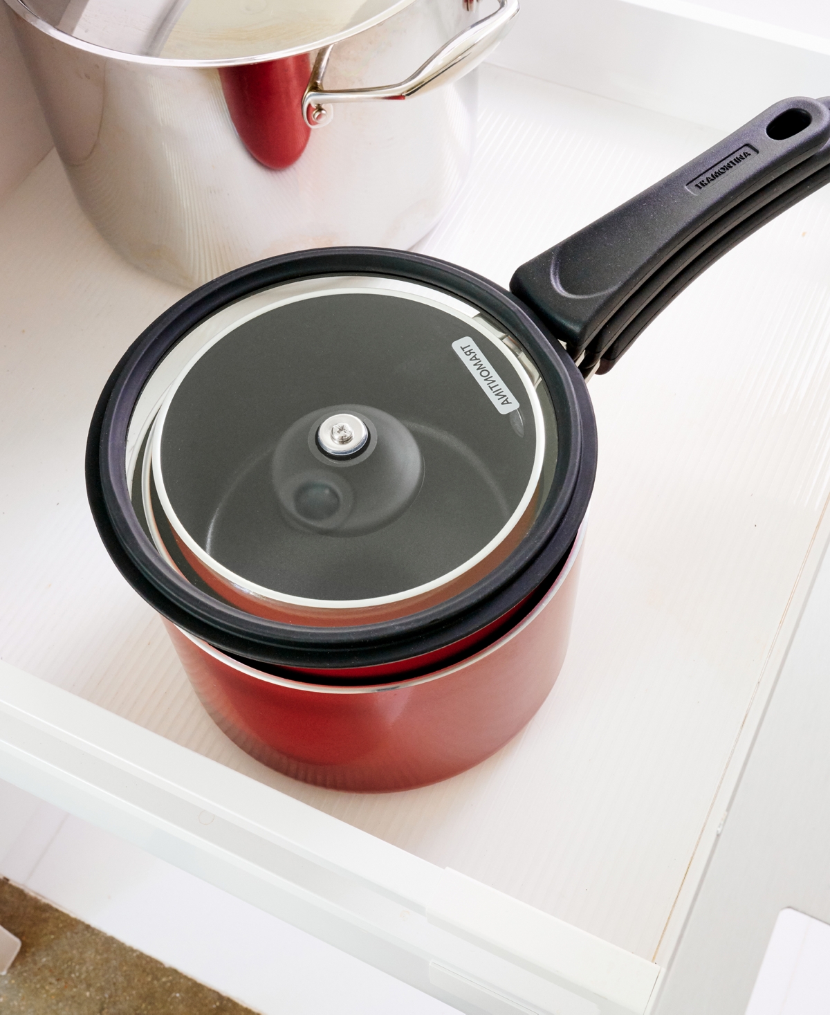 Tramontina Heavy-gauge Aluminum 6-pc. Nonstick Cookware Set In Red