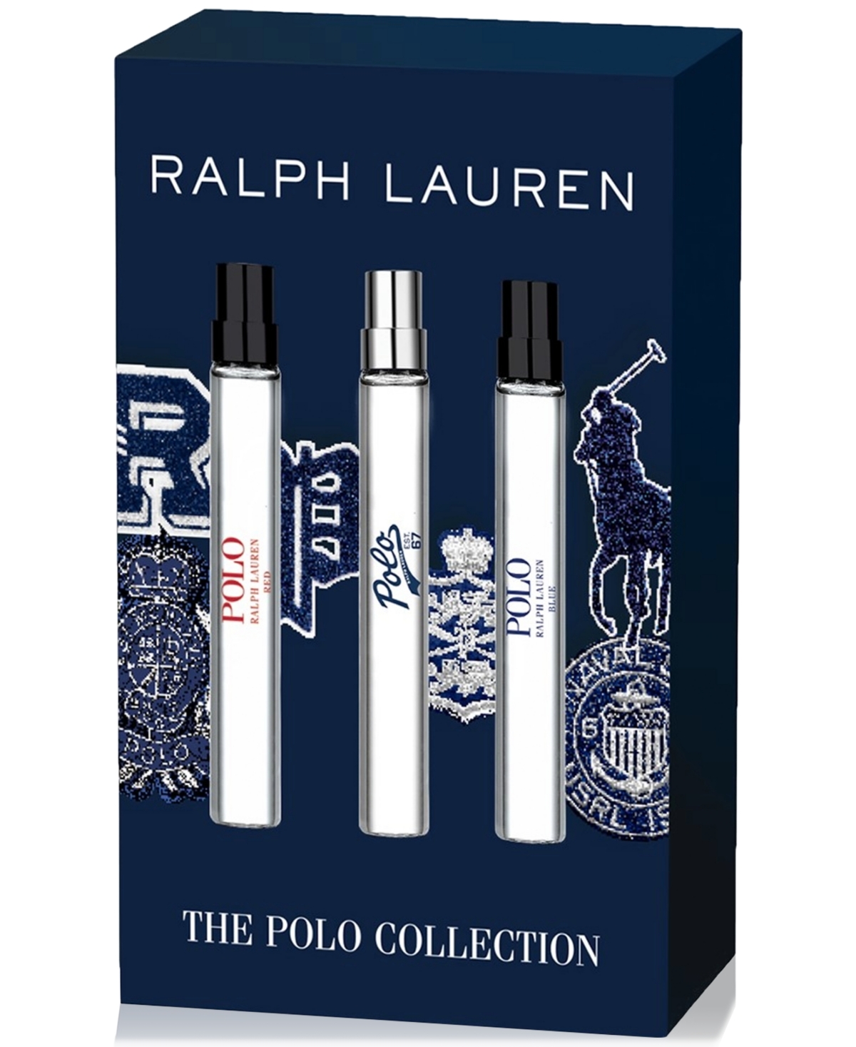 Men's 3-Pc. World Of Polo Eau de Toilette Travel Spray Gift Set