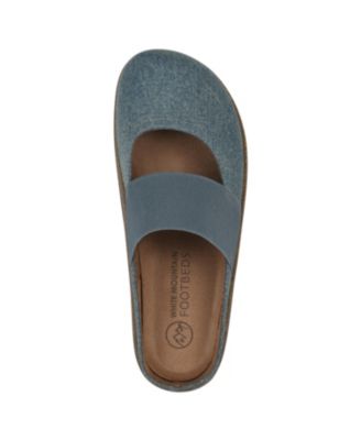 Women's Bassi Mary Jane Footbeds Clogs