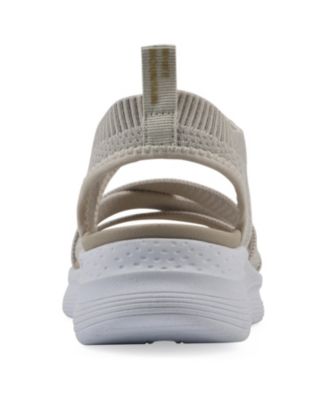 Women's Charry Round Toe Flat Sandals