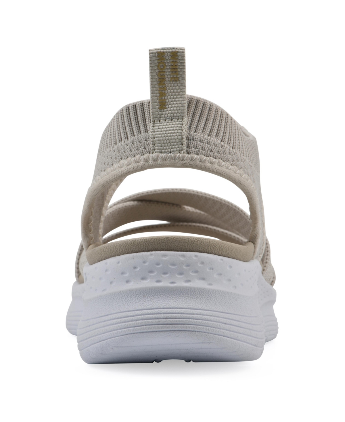 White Mountain Women's Charry Round Toe Flat Sandals