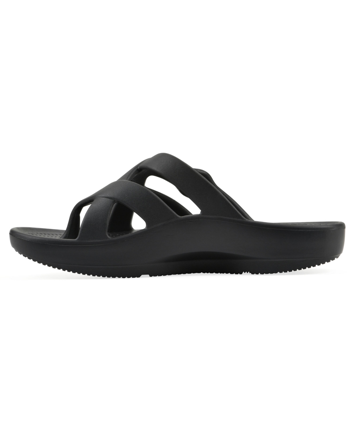 White Mountain Women's Rip Round Toe Flat Sandals