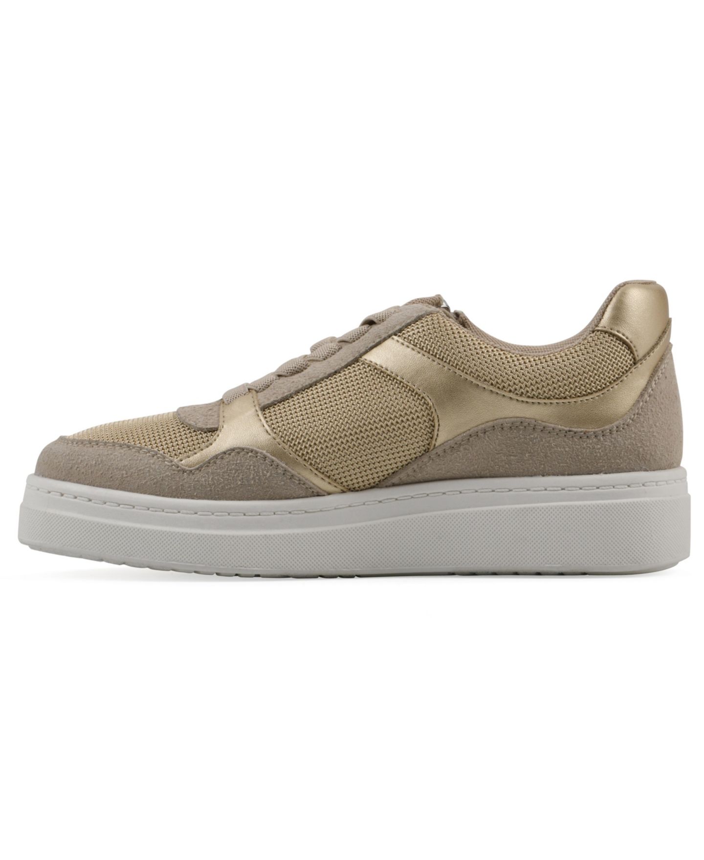 Женские кроссовки White Mountain Uplit Slip-On, цвет: Золотой разноцветный — фото 6