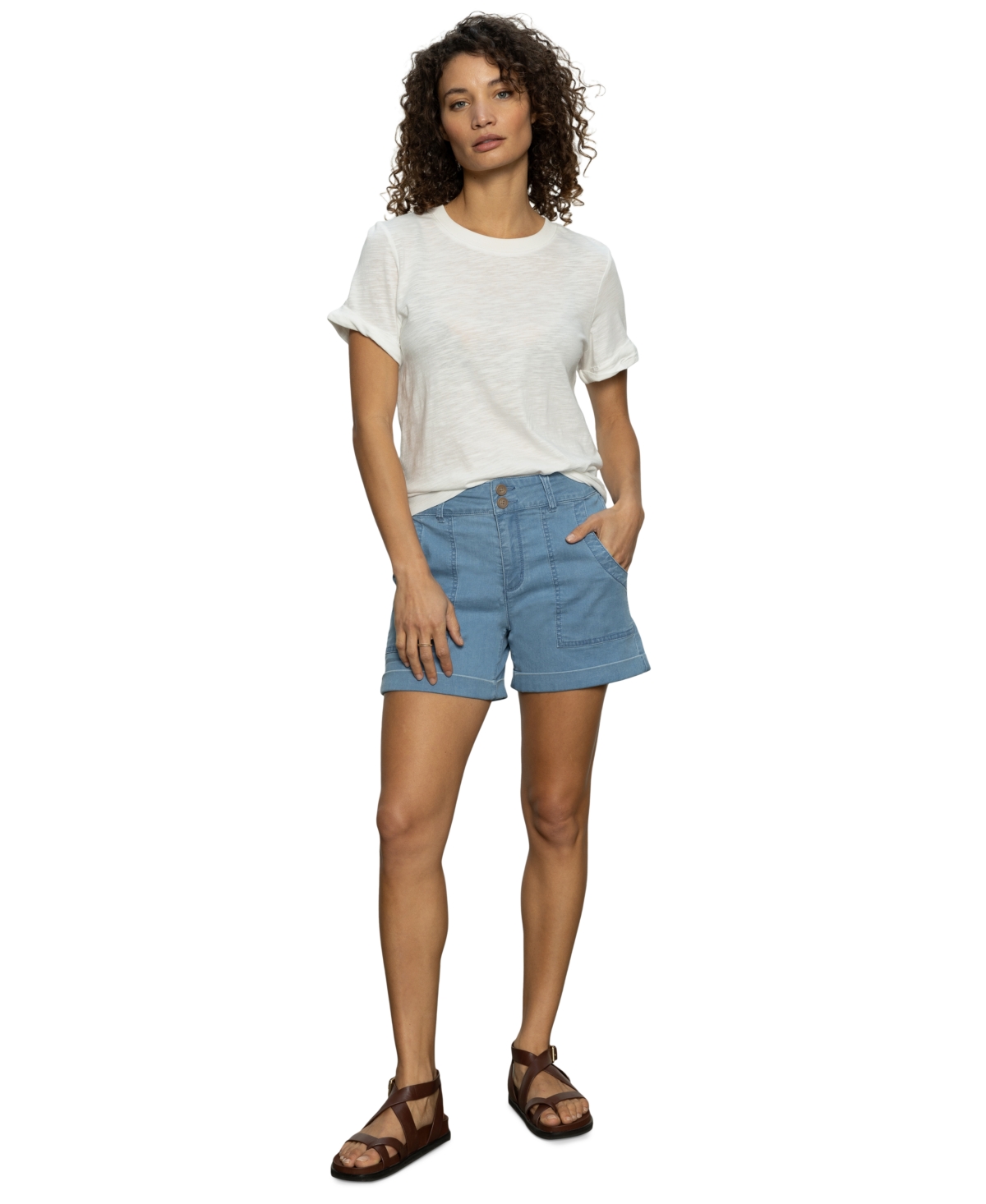Women's Renegade Mid-Rise Denim Shorts - With The Tides