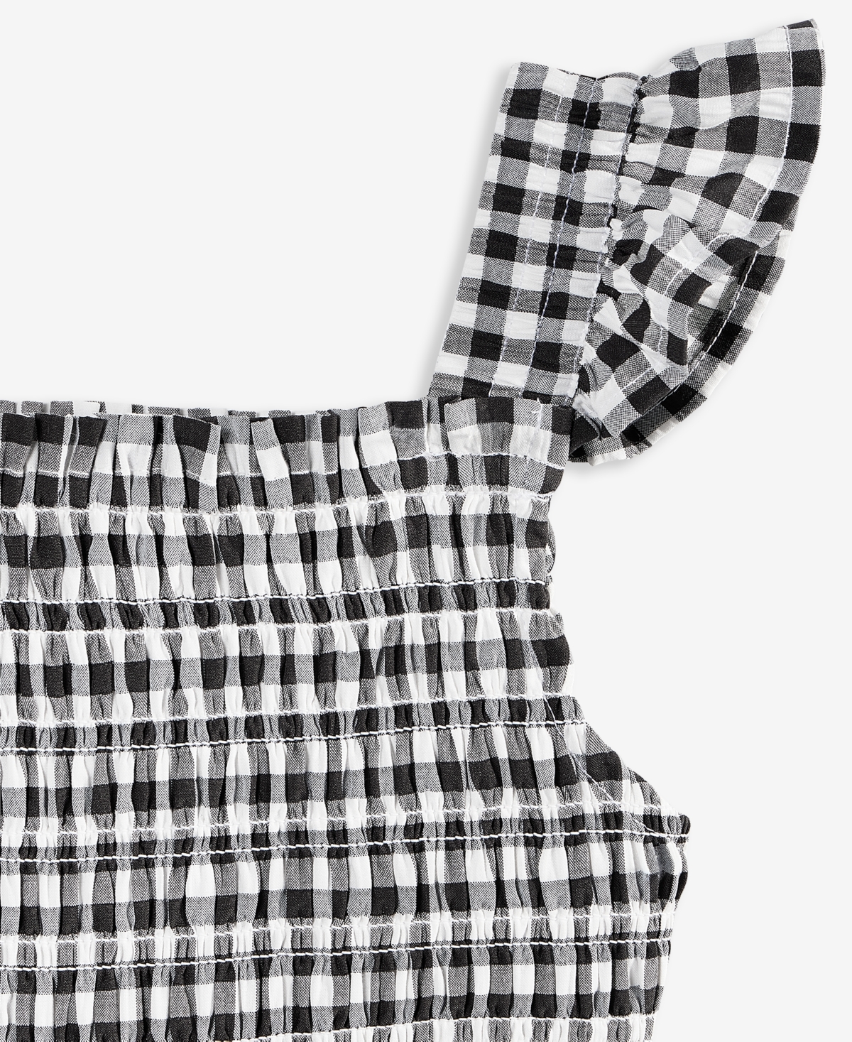ON 34TH MOMMY & ME GINGHAM TIERED SMOCKED DRESS 