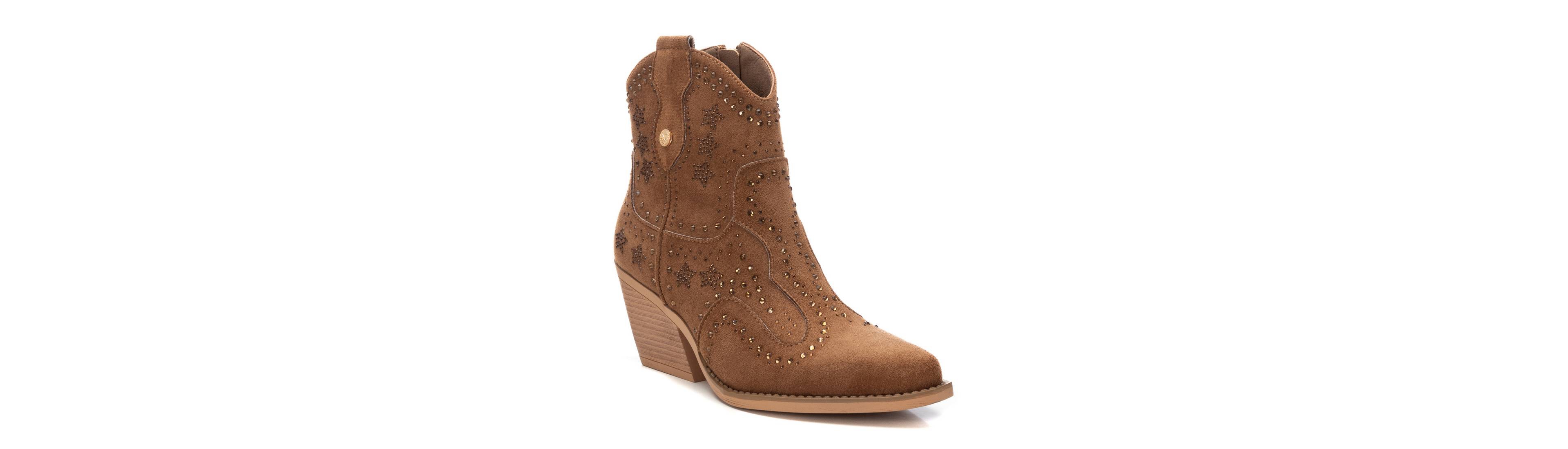 Women's Italian Western Suede Booties By Xti
