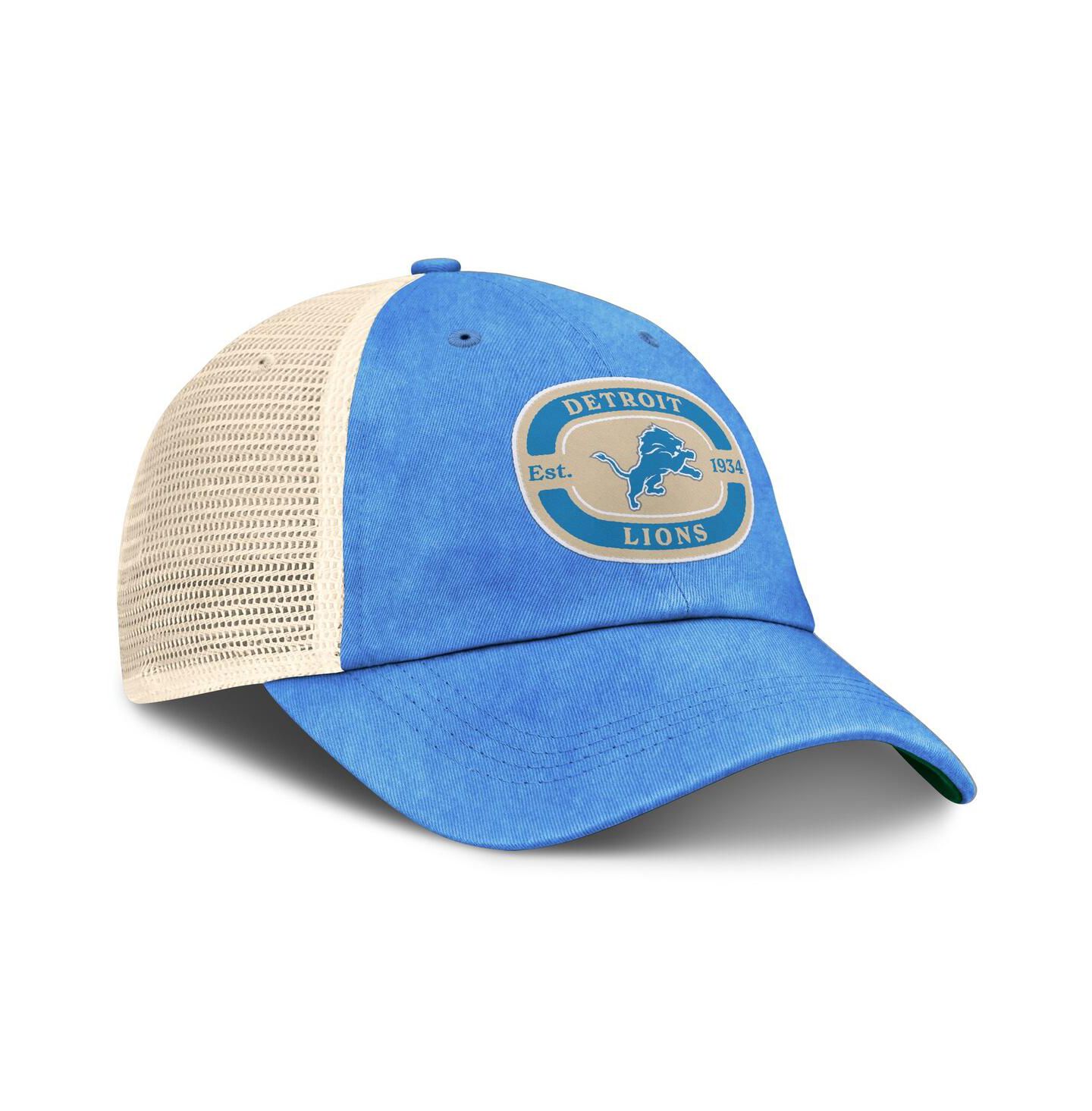 Мужская кепка Top of the World Blue Detroit Lions Team Patch Adjustable Hat — фото 3
