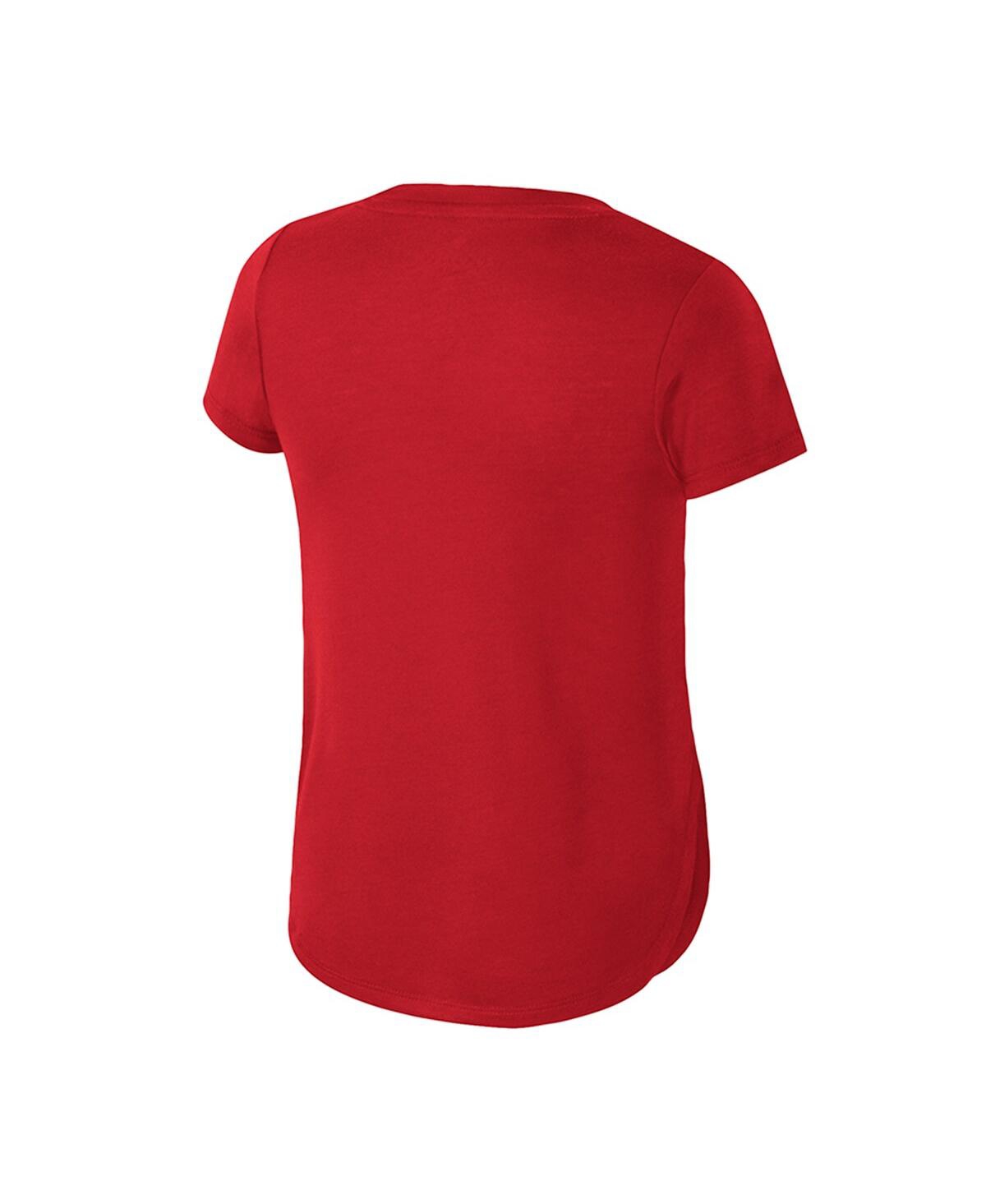 Colosseum Big Boys And Girls Scarlet Ohio State Buckeyes Rogan T-shirt In Scarlet