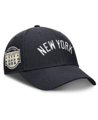 Men's Navy New York Yankees Rise Gaberdine Adjustable Hat