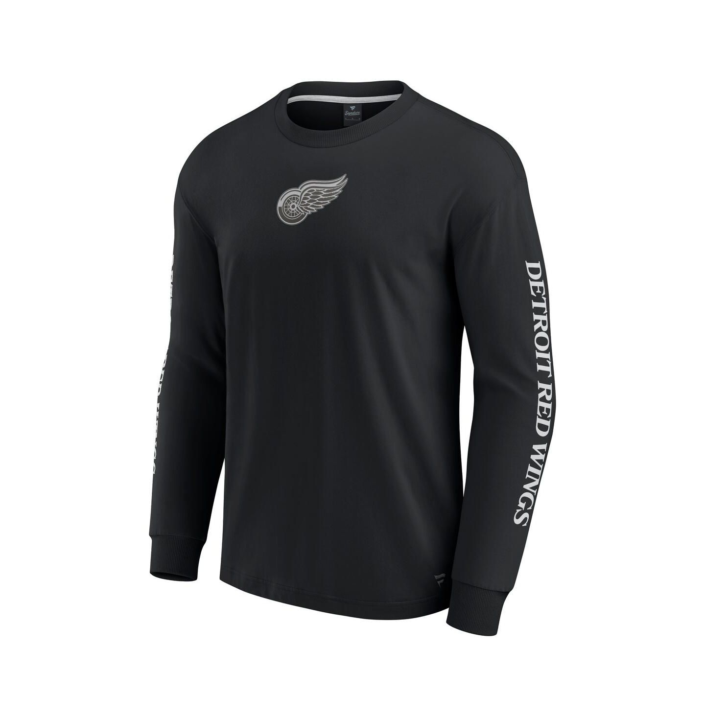 Мужская футболка Fanatics Black Detroit Red Wings Elements Strive Long Sleeve — фото 3