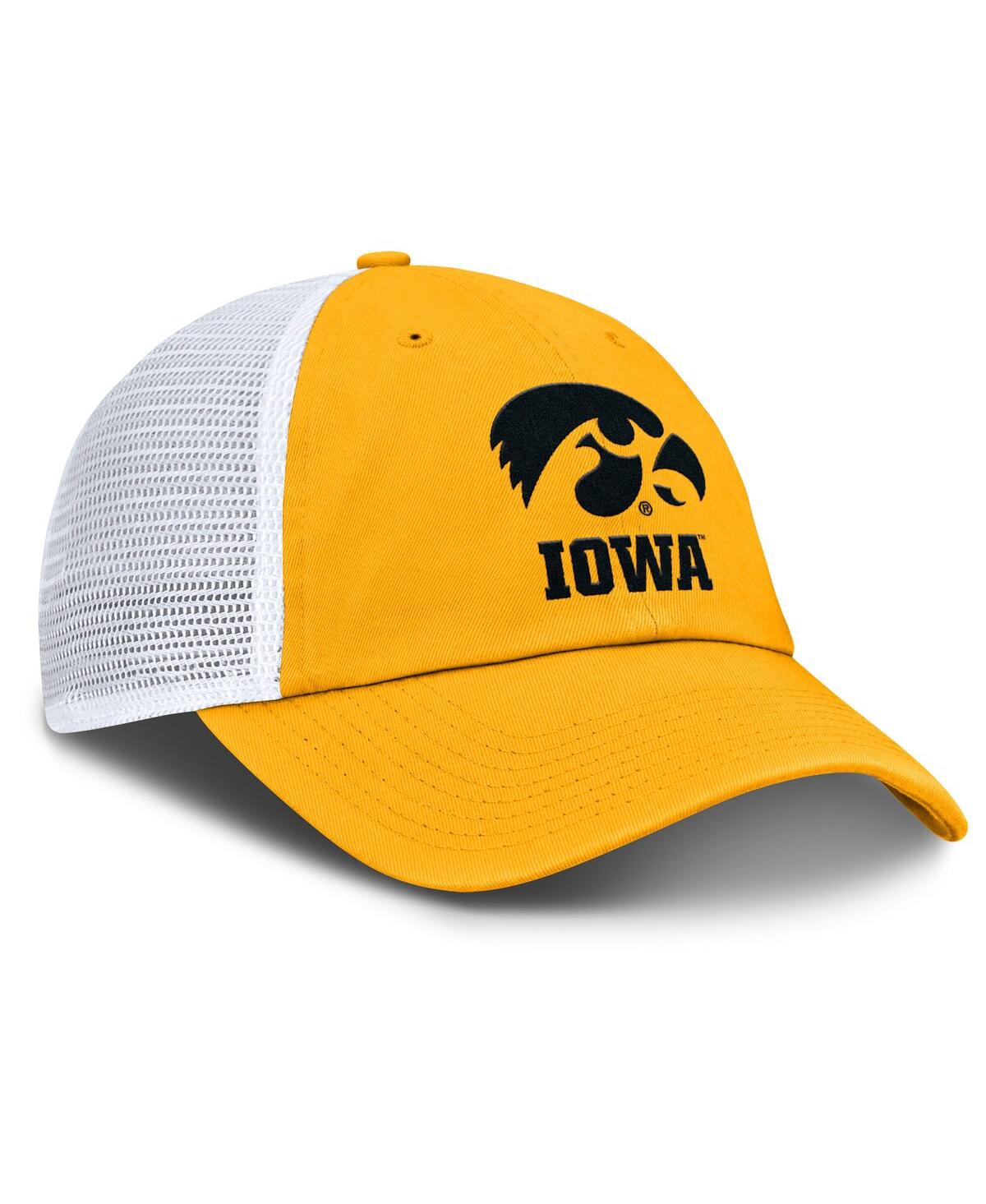 Nike Men's Gold Iowa Hawkeyes Club Trucker Adjustable Hat | ModeSens