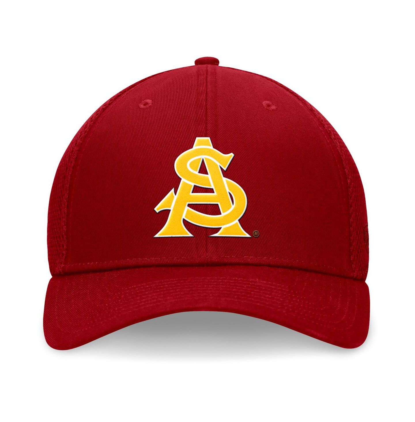 Мужская кепка Top of the World Maroon Arizona State Sun Devils Spacer Flex Hat — фото 4