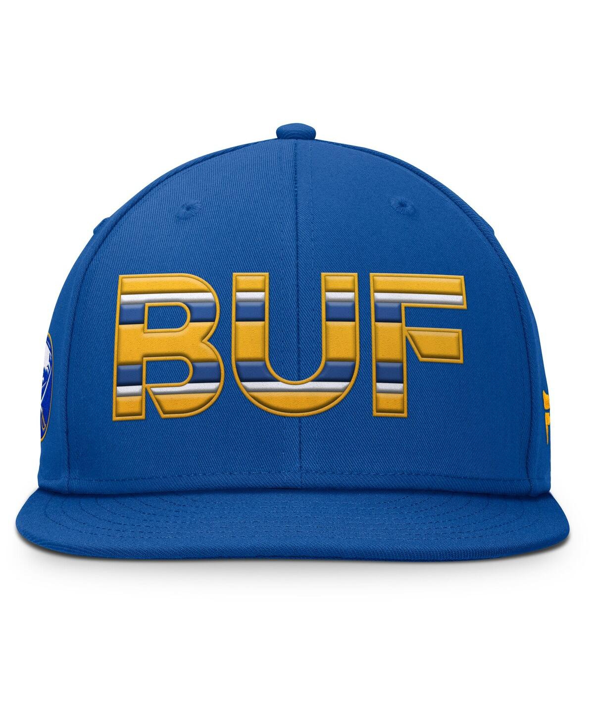 Fanatics Men's Royal Buffalo Sabres Authentic Pro Rink Snapback Hat In Royal