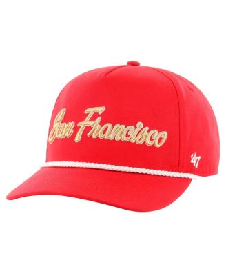 Men's Scarlet San Francisco 49ers Overhand Hitch Adjustable Hat