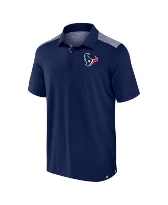Men's Navy Houston Texans Long Shot Polo
