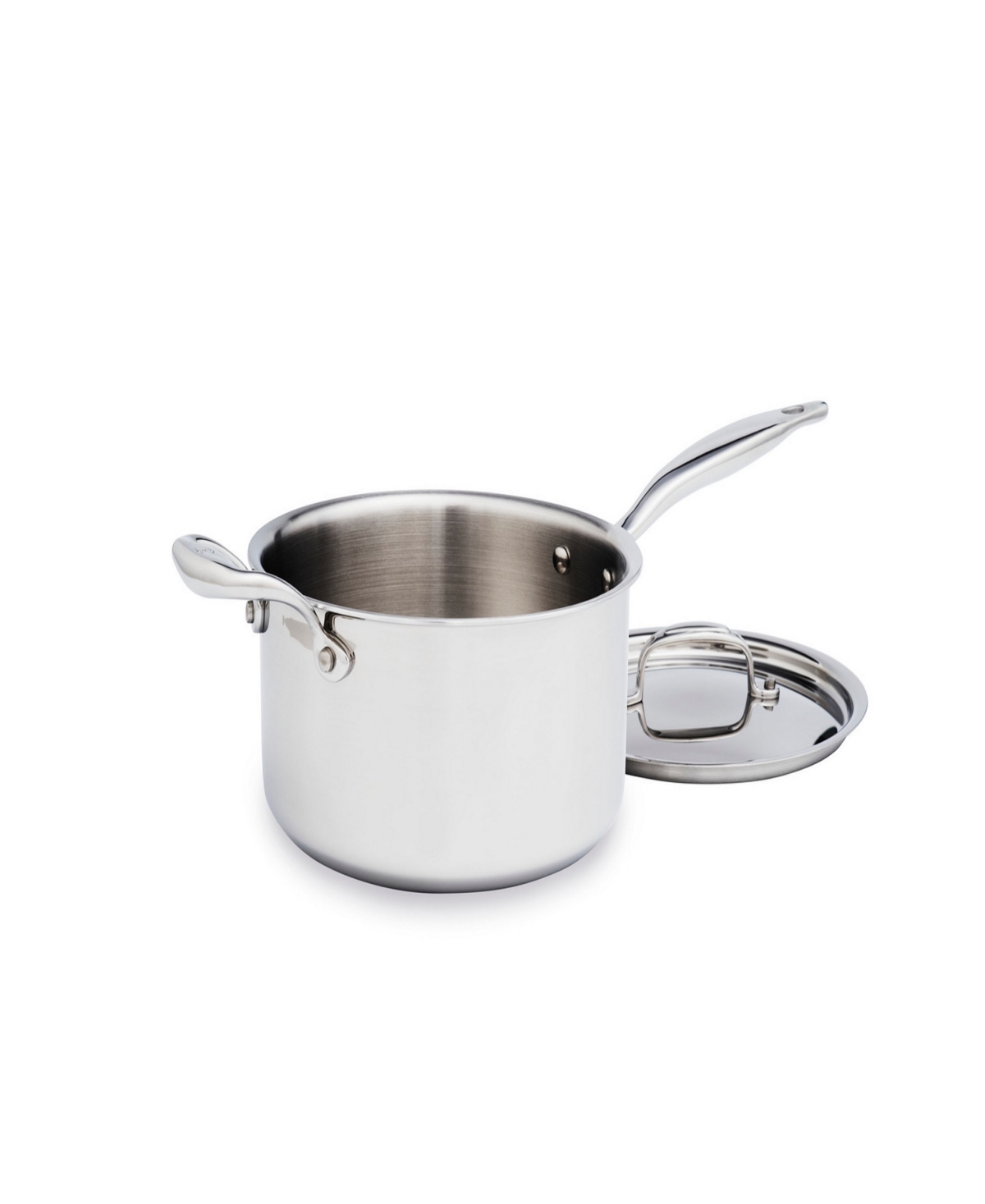 Heritage Steel Titanium Series Fully Cladded 4-Quart Saucepan with Lid