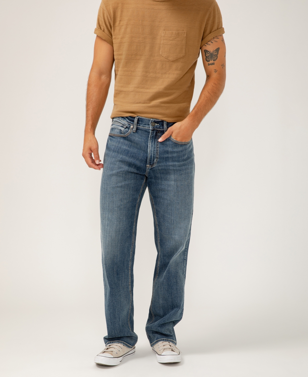 Silver Jeans Co. Jace Slim Bootcut Jeans In Blue