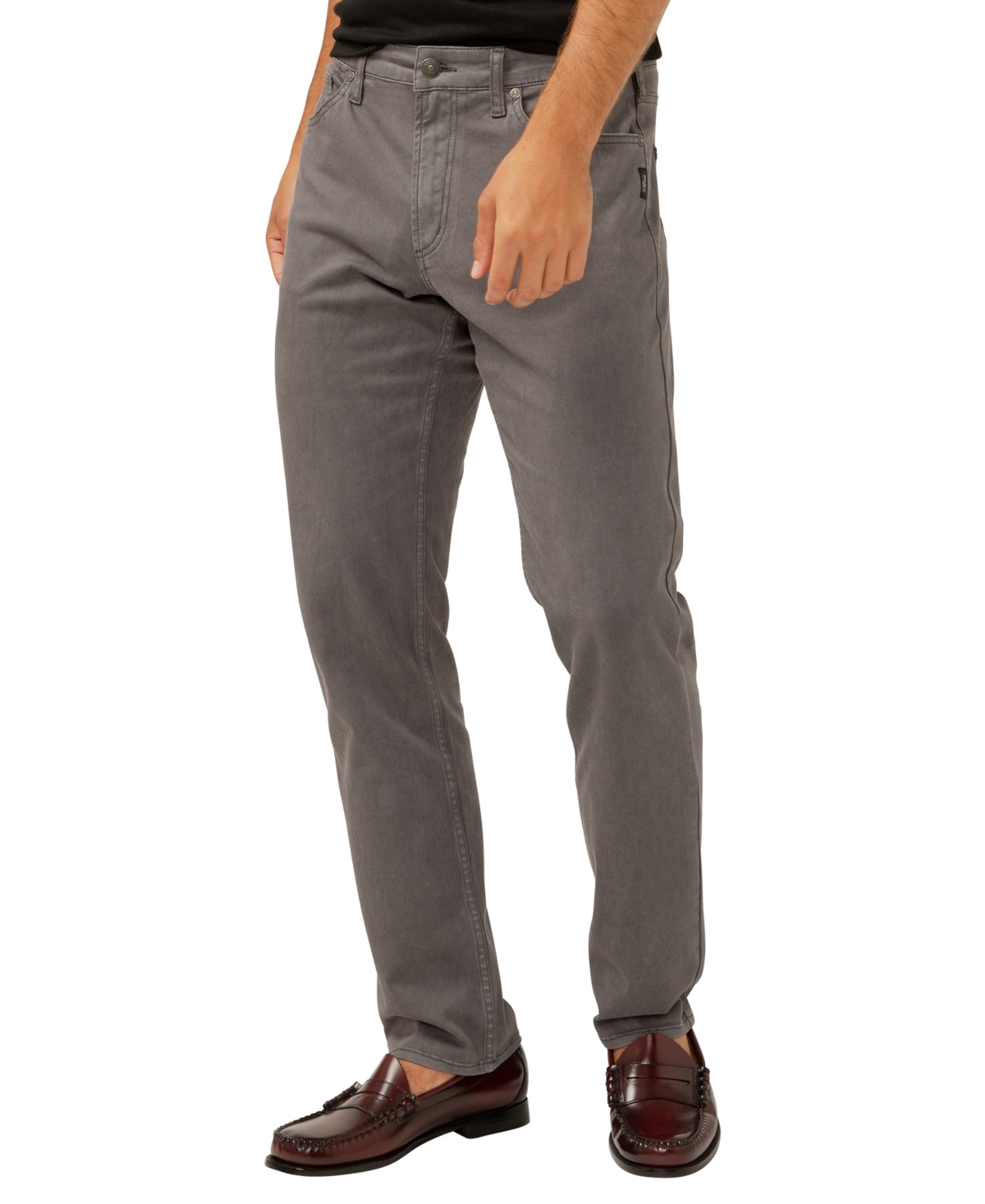 SILVER JEANS CO. MEN'S MACHRAY ATHLETIC FIT STRAIGHT LEG PANTS 