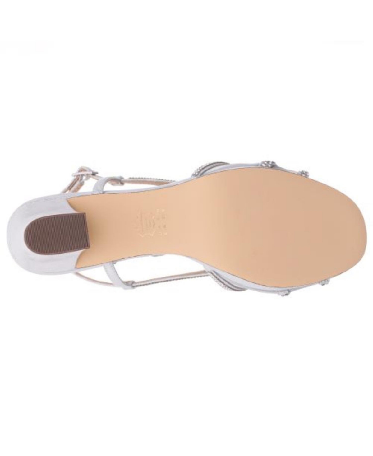 Nina Summer Slingback Platform Sandal In Silver