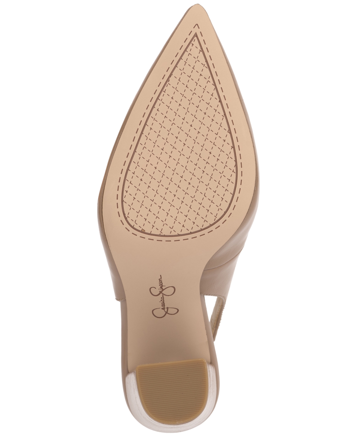 Jessica Simpson Women's Noula Pointed-toe Dress Pumps In Chai Latte Patent