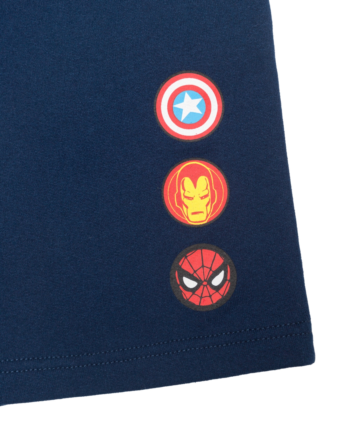 Marvel Little & Big Boys Fleece Shorts In Blue