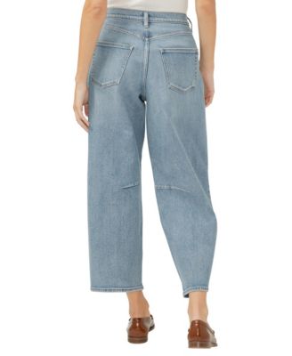 Women's High Rise Barrel Leg Jeans