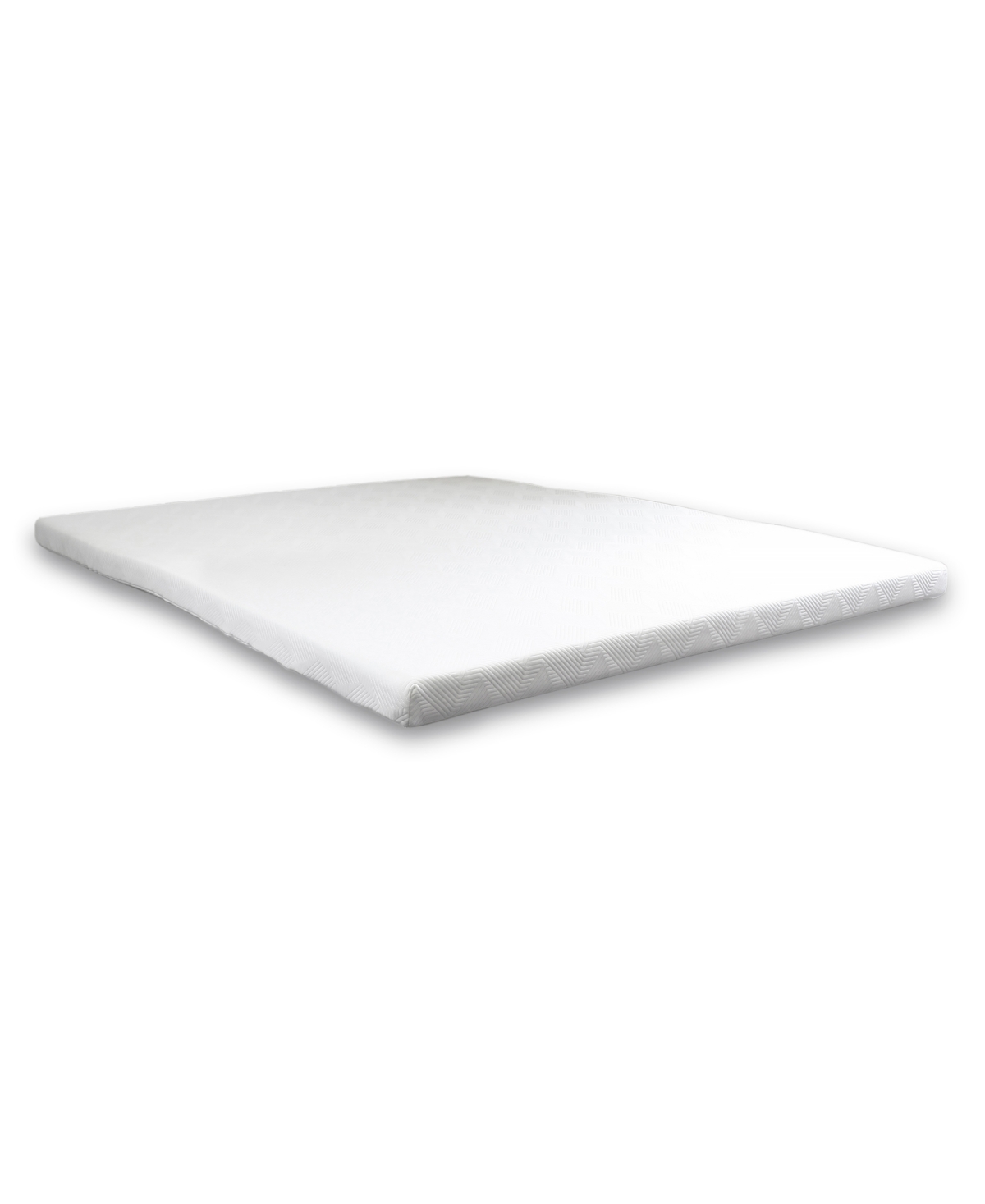Ella Jayne 3" Memory Foam Mattress Topper, California King In White