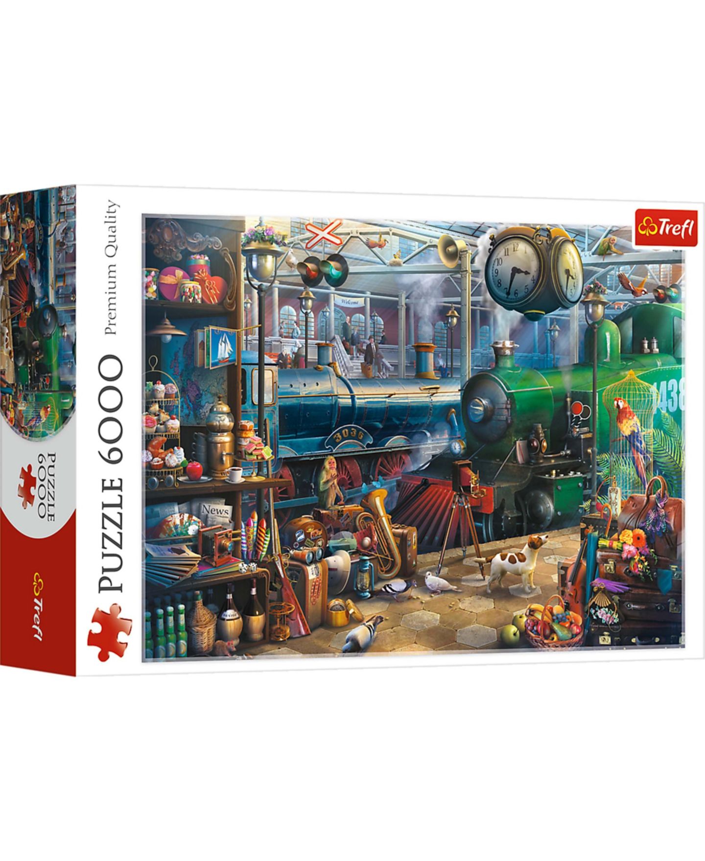 Детский пазл Trefl Train Station 6000-Piece Puzzle, Ages 15+ — фото 1