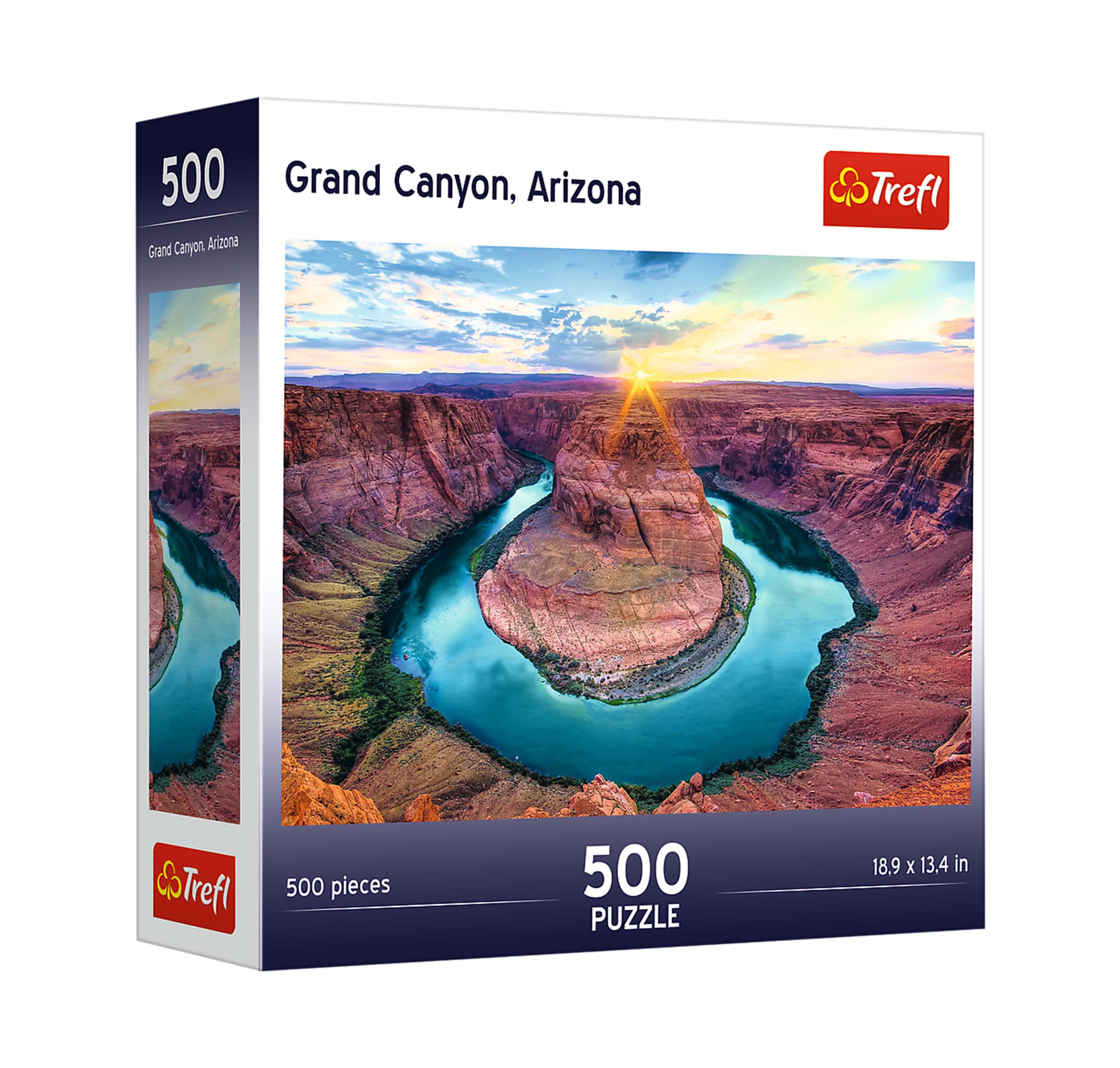 Trefl Red 500 Piece Jigsaw Puzzle - Grand Canyon Usa