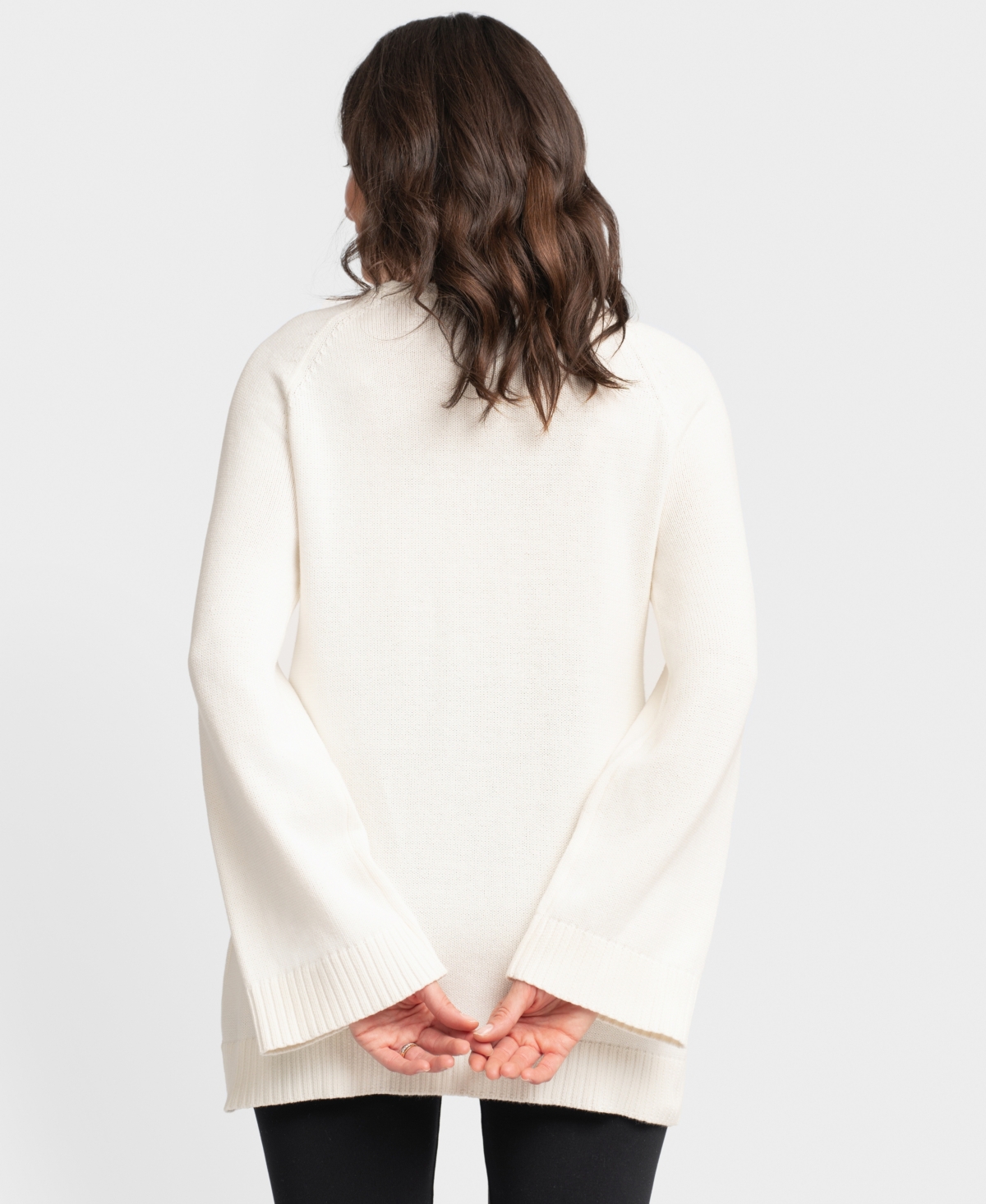 SERAPHINE WOMEN'S MATERNITY CREW NECK SWEATER 