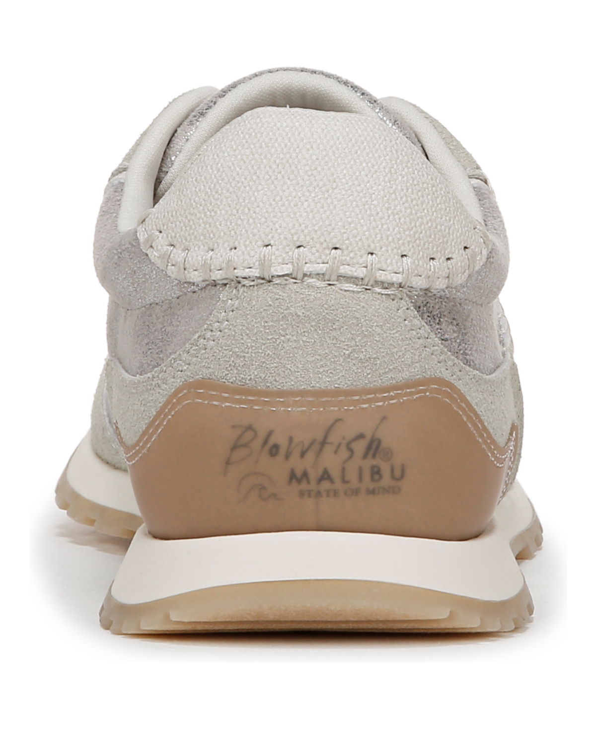 Shop Blowfish Malibu Women's Valley Round Toe Lace Up Sneakers In Silver Faux Leather,fabric