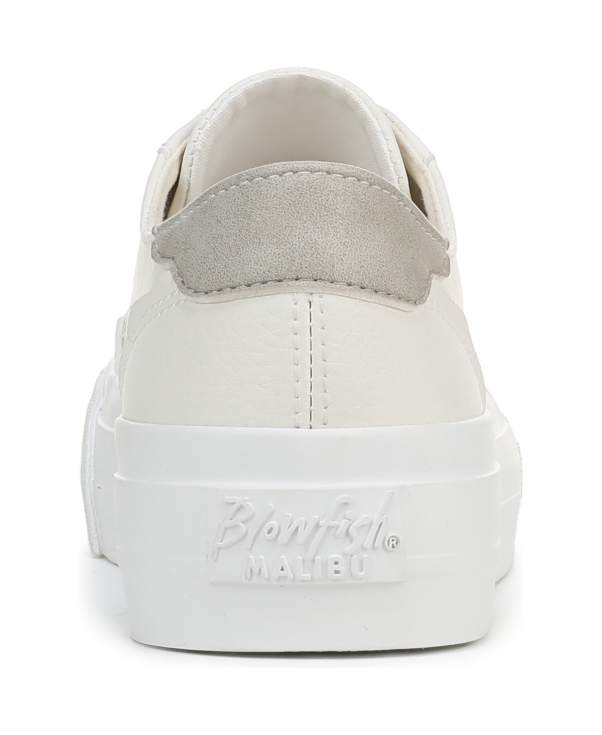 Shop Blowfish Malibu Women's Shade Lace Up Platform Sneakers In White Faux Leather