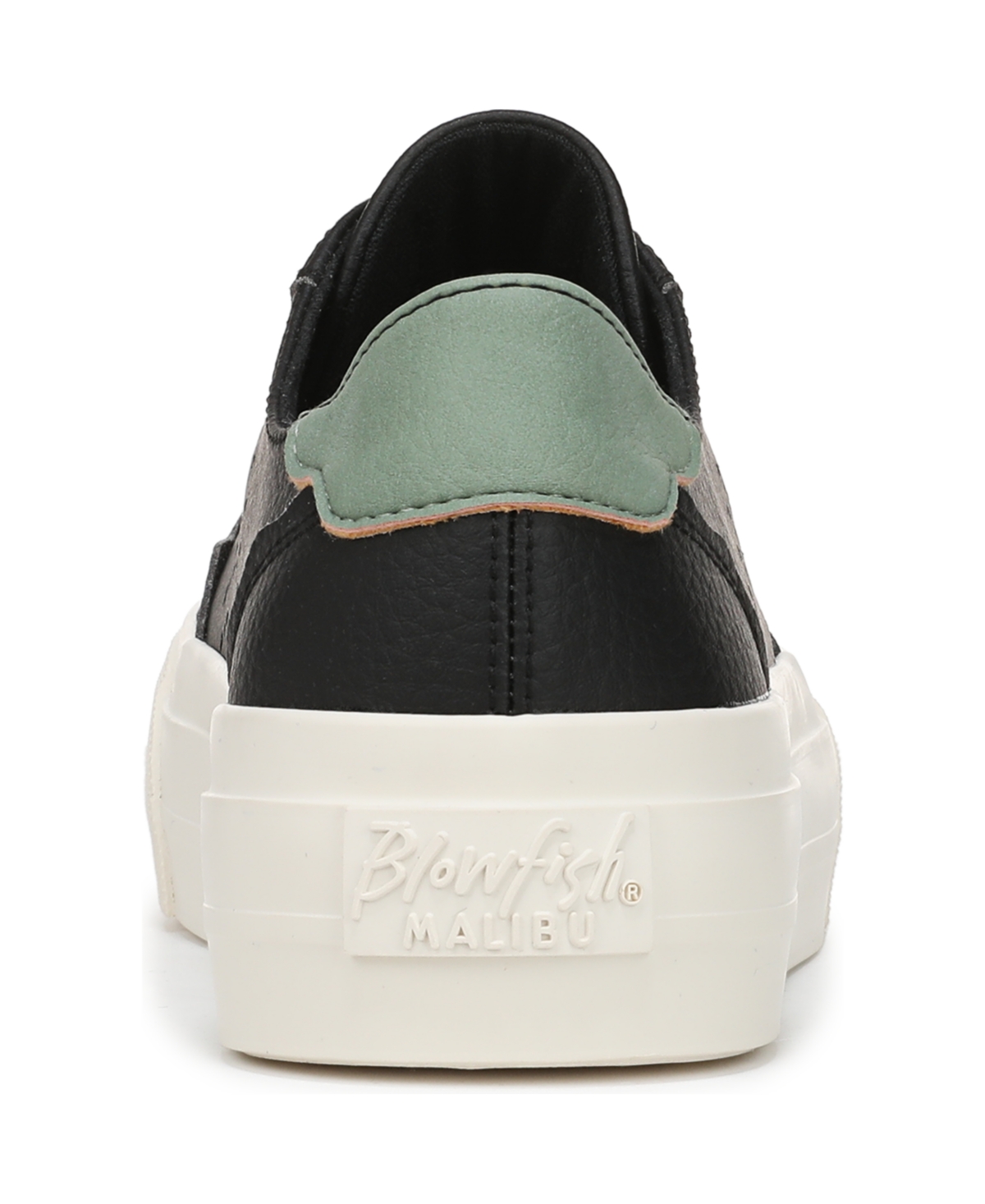 Shop Blowfish Malibu Women's Shade Lace Up Platform Sneakers In Black Faux Leather