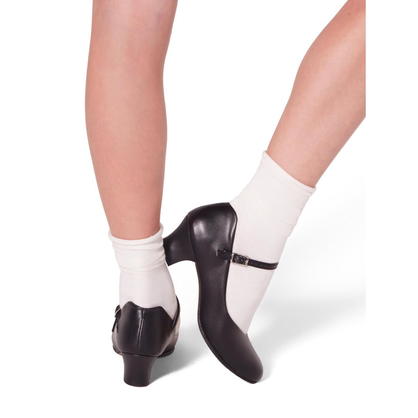 Обувь Capezio Jr. Footlight Character Shoe для девочек, цвет: Чёрный — фото 6