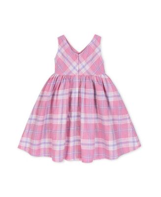 Girls' Sleeveless Linen Swing Dress, Toddler