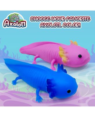Squishy Blue Axolotl Stress Ball - Blue