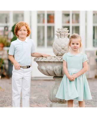 Boys Short Sleeve Knit Pique Polo Shirt