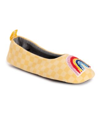 Women's Travel Ballerina Slipper with Patch