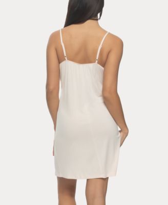 Women's Elysees Sleeveless Satin V-Neck Chemise
